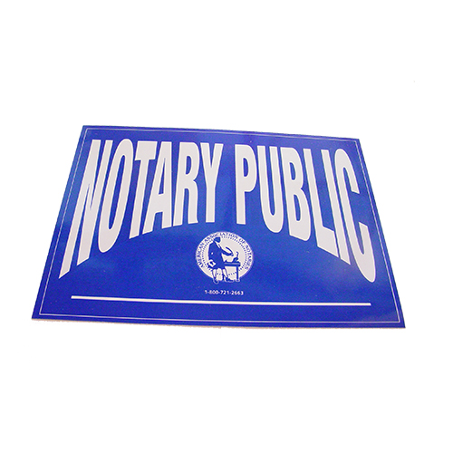 Kansas Notary Public Decals